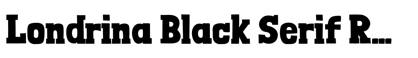 Londrina Black Serif Regular